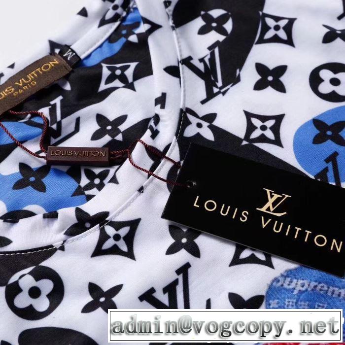 今季流行りの人気新作 ルイ ヴィトン LOUIS VUITTON Tシャツ/ティーシャツ 2色可選 2019年夏の一押しファッションアイテム