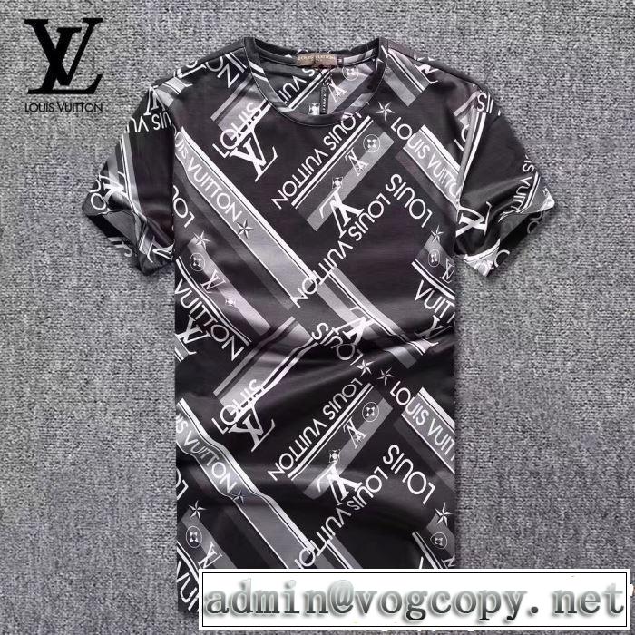 今年流大人っぽさ ルイ ヴィトン LOUIS VUITTON Tシャツ/ティーシャツ 2色可選 2019春夏トレンドアイテム