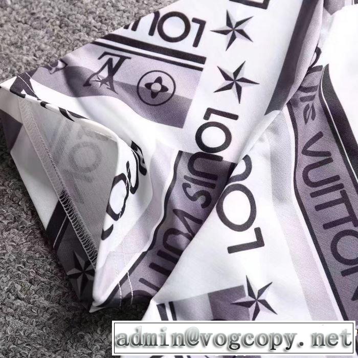 今年流大人っぽさ ルイ ヴィトン LOUIS VUITTON Tシャツ/ティーシャツ 2色可選 2019春夏トレンドアイテム
