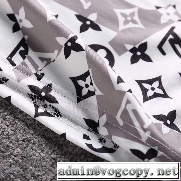 2019年最新ファッション  Tシャツ/ティーシャツ 2色可選 高級感が好評です ルイ ヴィトン LOUIS VUITTON