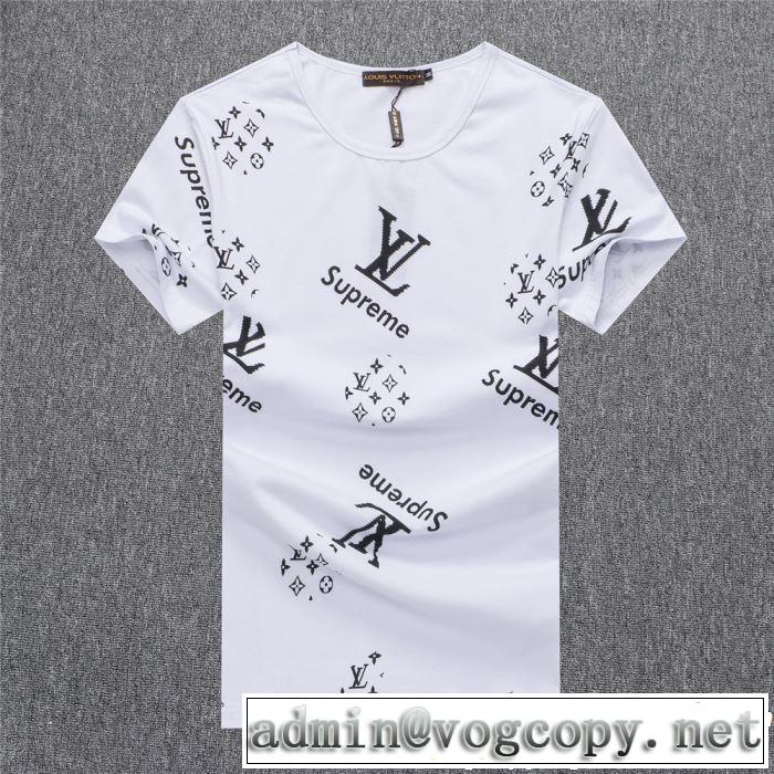 素敵なスタイルで夏の定番 2019春夏も引き続きトレンド LOUIS VUITTON ルイ ヴィトン 半袖Tシャツ 3色可選