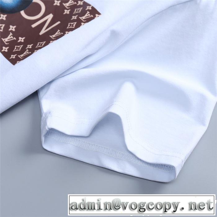 半袖Tシャツ 2色可選 新作コレクションを見る 春夏シンプルファッションでOK！ LOUIS VUITTON ルイ ヴィトン