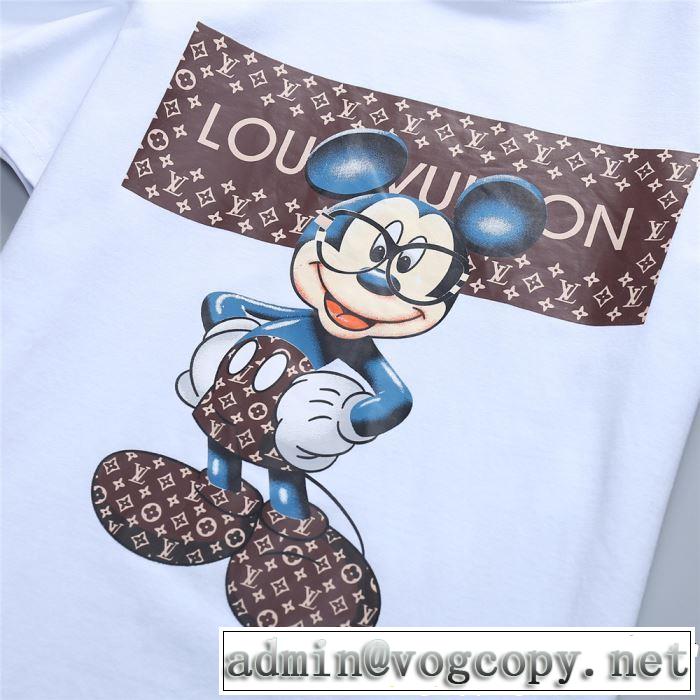 半袖Tシャツ 2色可選 新作コレクションを見る 春夏シンプルファッションでOK！ LOUIS VUITTON ルイ ヴィトン