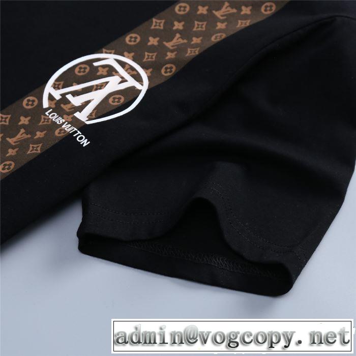 2019年最新ファッション 春夏シンプルファッションでOK！ LOUIS VUITTON ルイ ヴィトン 半袖Tシャツ 2色可選