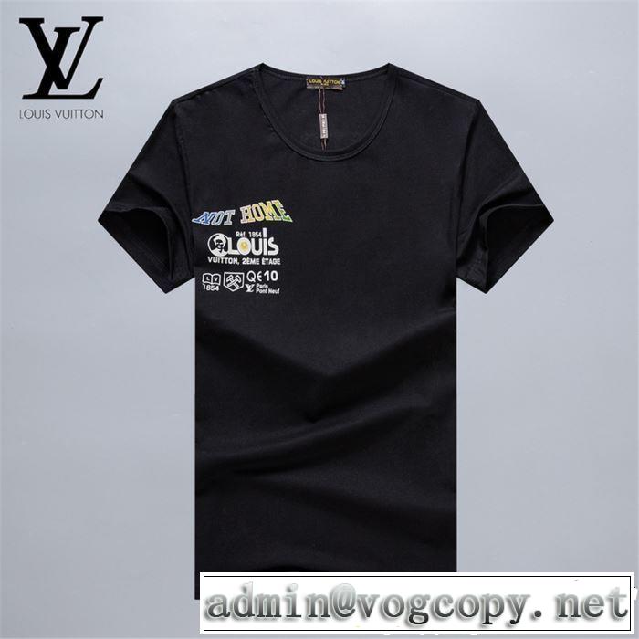 春夏のトレンドアイテム LOUIS VUITTON ルイ ヴィトン 半袖Tシャツ 3色可選 2019夏ファション新品 今年もトレンド