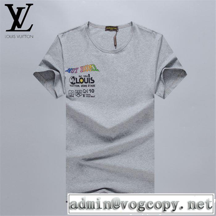 春夏のトレンドアイテム LOUIS VUITTON ルイ ヴィトン 半袖Tシャツ 3色可選 2019夏ファション新品 今年もトレンド