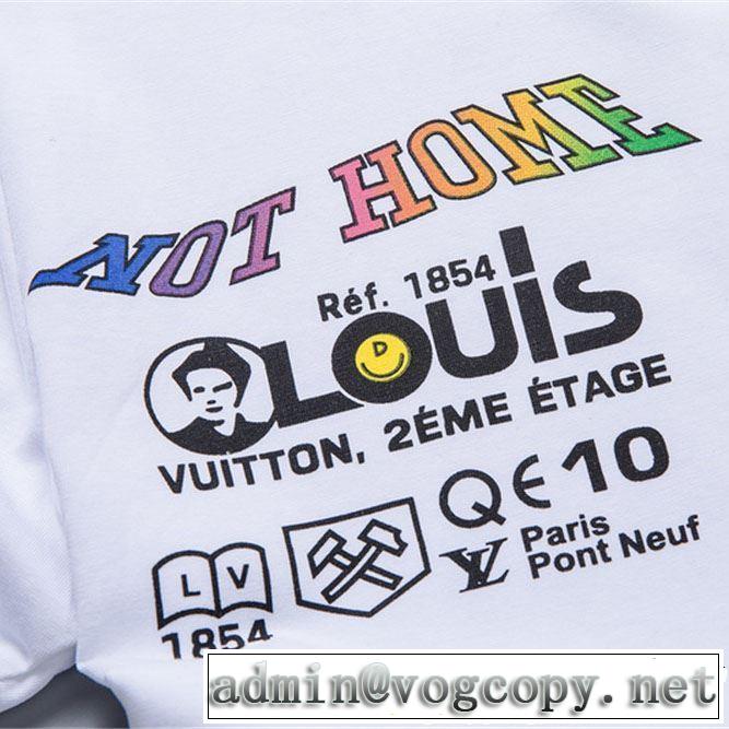 春夏のトレンドアイテム LOUIS VUITTON ルイ ヴィトン 半袖Tシャツ 3色可選 2019夏ファション新品 今年もトレンド