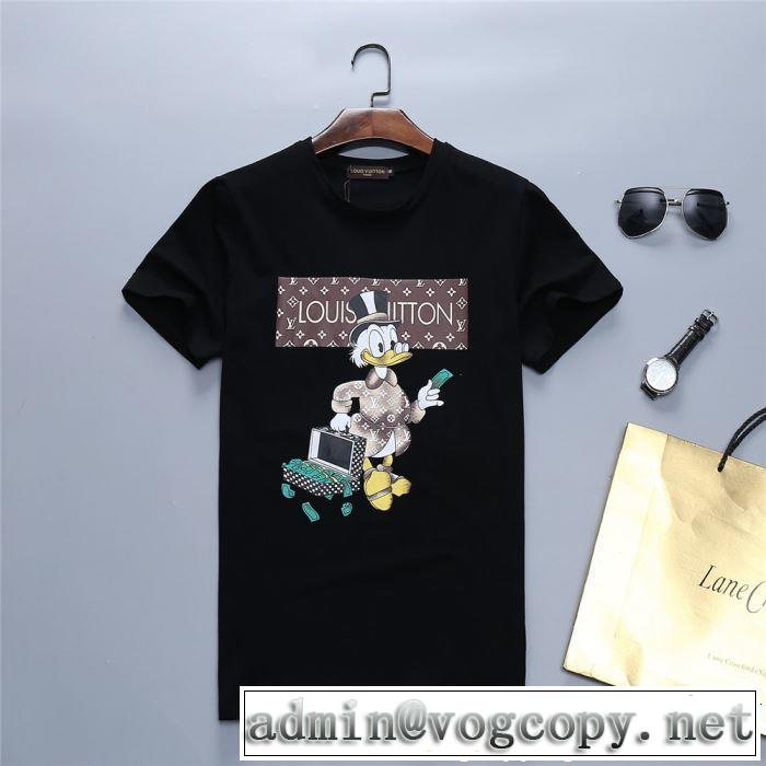 LOUIS VUITTON ルイ ヴィトン 半袖Tシャツ 2色可選 【2019春夏】最新コレクション 夏の王道　適度な上品さ
