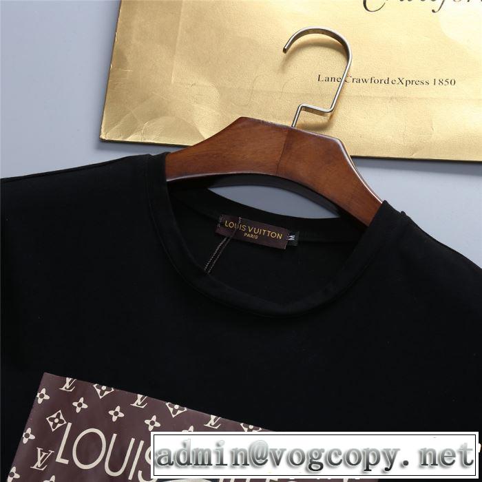 LOUIS VUITTON ルイ ヴィトン 半袖Tシャツ 2色可選 【2019春夏】最新コレクション 夏の王道　適度な上品さ