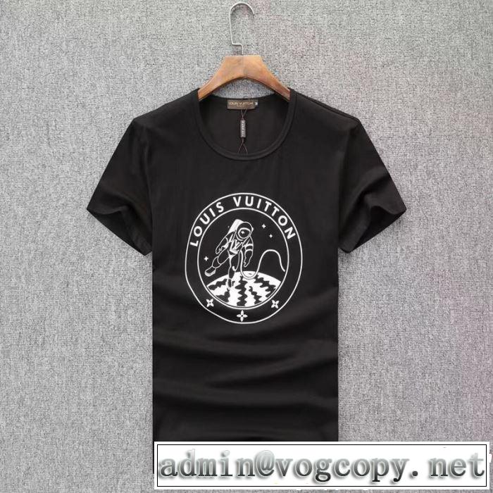 リラックススタイルが実現 2019春夏も引き続きトレンド LOUIS VUITTON ルイ ヴィトン 半袖Tシャツ 3色可選