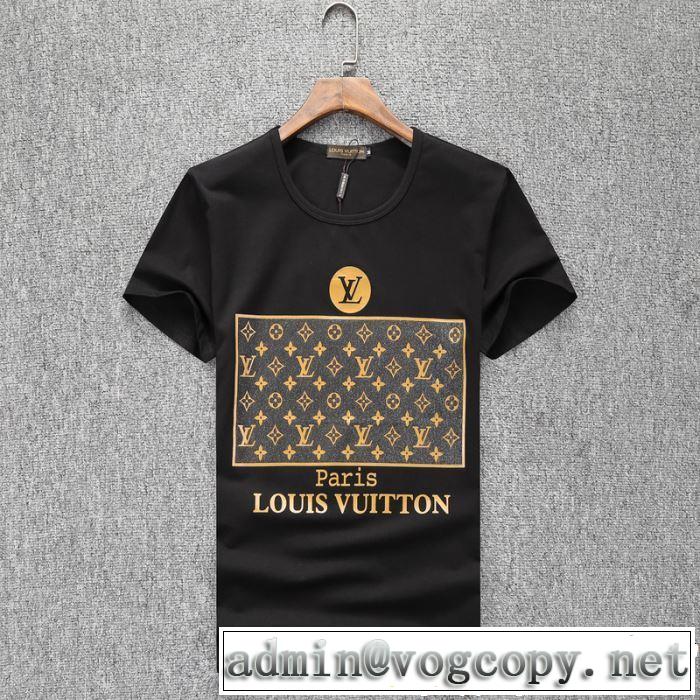 半袖Tシャツ 3色可選 注目度が高まり最新コレクション 2019年春夏シーズンの人気 LOUIS VUITTON ルイ ヴィトン