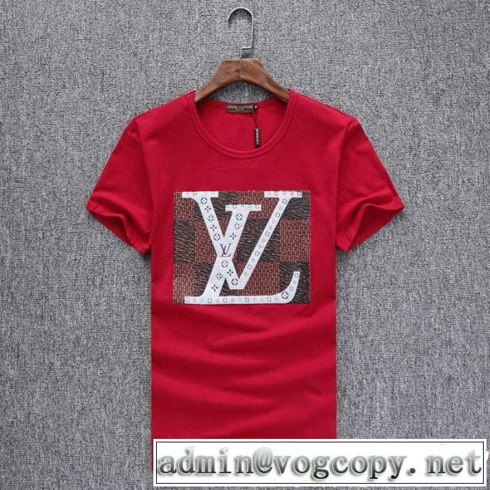 大人カジュアル上手に 《2019年》今、注目のストリート LOUIS VUITTON ルイ ヴィトン 半袖Tシャツ 3色可選
