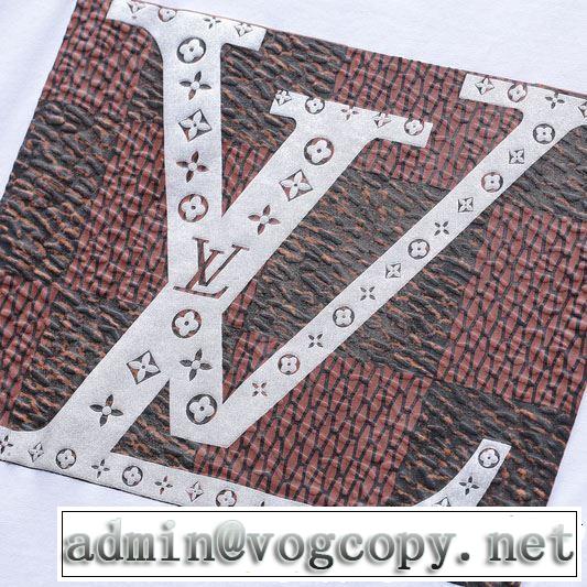 大人カジュアル上手に 《2019年》今、注目のストリート LOUIS VUITTON ルイ ヴィトン 半袖Tシャツ 3色可選