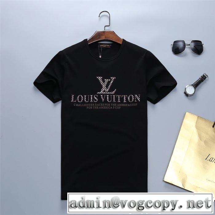 今から夏まで活躍する LOUIS VUITTON ルイ ヴィトン 半袖Tシャツ 2色可選 大人カジュアル夏ファッション2019