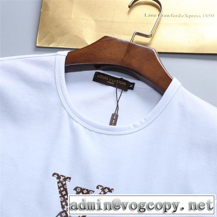 今から夏まで活躍する LOUIS VUITTON ルイ ヴィトン 半袖Tシャツ 2色可選 大人カジュアル夏ファッション2019