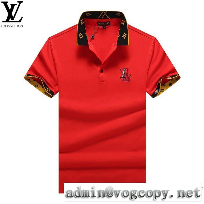 3色可選  半袖Tシャツ 2019春夏のトレンド新商品 おしゃれデザインも大人気 LOUIS VUITTON ルイ ヴィトン