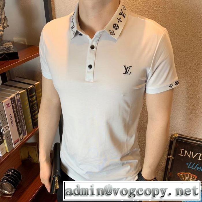 春夏の流行りトップス 2019春夏人気トレンドアイテム LOUIS VUITTON ルイ ヴィトン 半袖Tシャツ 2色可選