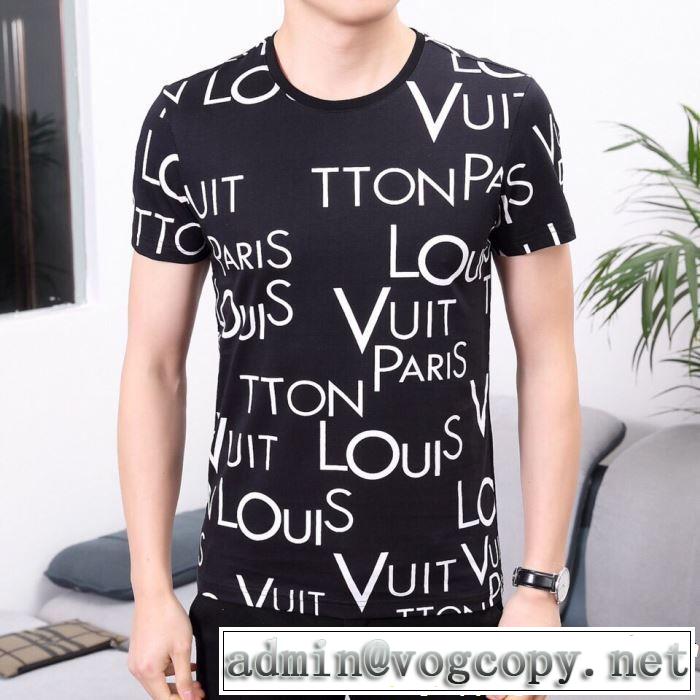 2019春夏トレンドアイテム 大人っぽいファション感 LOUIS VUITTON ルイ ヴィトン 半袖Tシャツ 2色可選