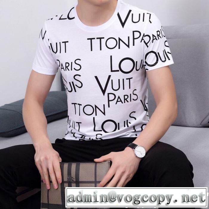 2019春夏トレンドアイテム 大人っぽいファション感 LOUIS VUITTON ルイ ヴィトン 半袖Tシャツ 2色可選