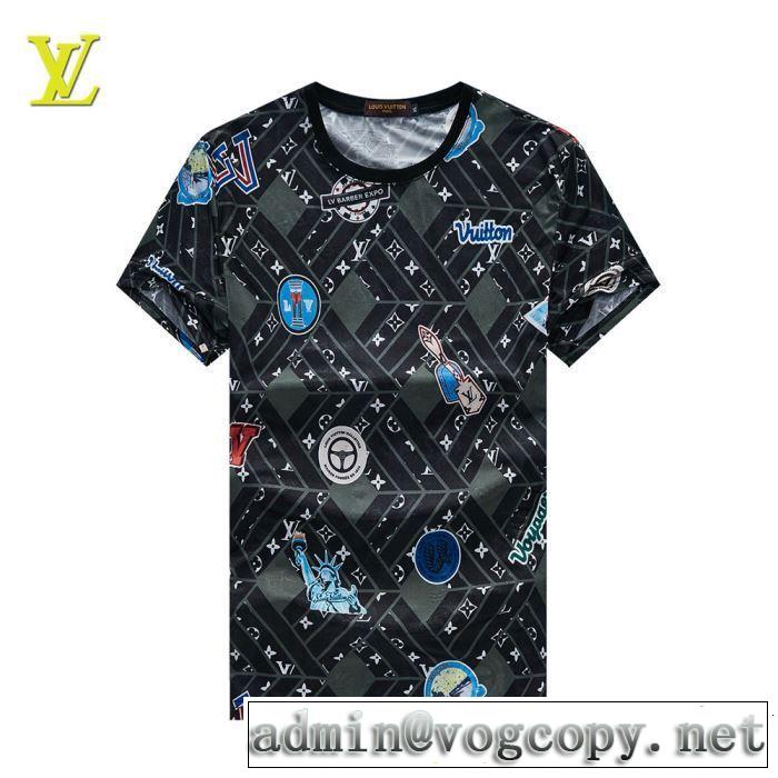 新作コレクションを見る LOUIS VUITTON ルイ ヴィトン 半袖Tシャツ 2色可選 2019春夏も引き続き人気セール