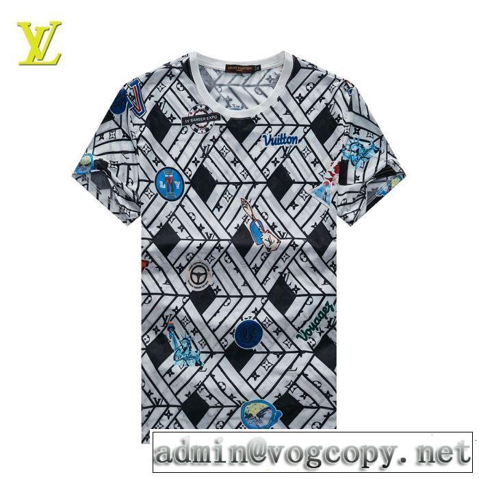 新作コレクションを見る LOUIS VUITTON ルイ ヴィトン 半袖Tシャツ 2色可選 2019春夏も引き続き人気セール