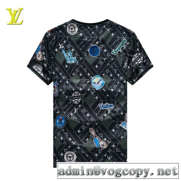 新作コレクションを見る LOUIS VUITTON ルイ ヴィトン 半袖Tシャツ 2色可選 2019春夏も引き続き人気セール