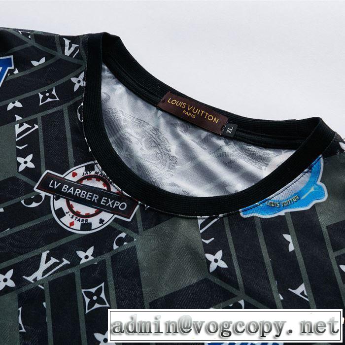 新作コレクションを見る LOUIS VUITTON ルイ ヴィトン 半袖Tシャツ 2色可選 2019春夏も引き続き人気セール