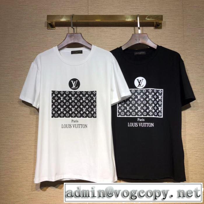 最近のトレンドアイテム LOUIS VUITTON ルイ ヴィトン 半袖Tシャツ 2色可選 《2019年》今、注目のストリート