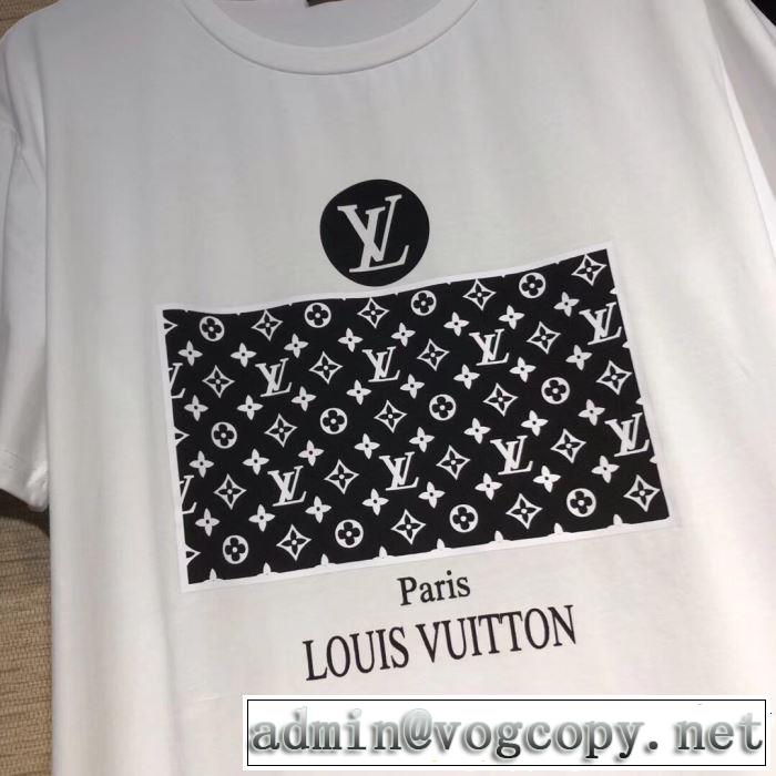 最近のトレンドアイテム LOUIS VUITTON ルイ ヴィトン 半袖Tシャツ 2色可選 《2019年》今、注目のストリート