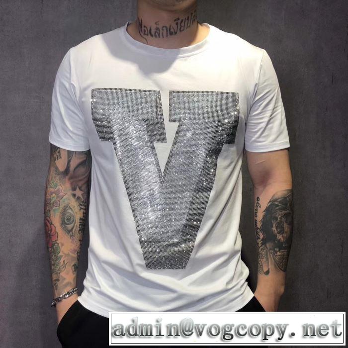 一目ぼれLOUIS VUITTON  Tシャツ/半袖 2019年春夏シーズンの人気 2色可選 ルイ ヴィトン  海外セレブは大人気