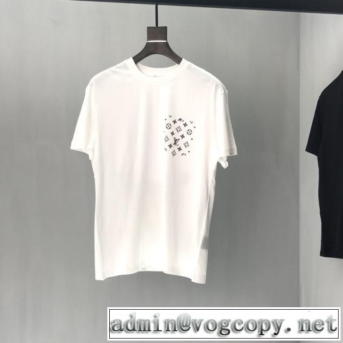 人気上昇中  Tシャツ/半袖 2色可選 2019春夏人気トレンドアイテム ルイ ヴィトン LOUIS VUITTON 春夏トレンド