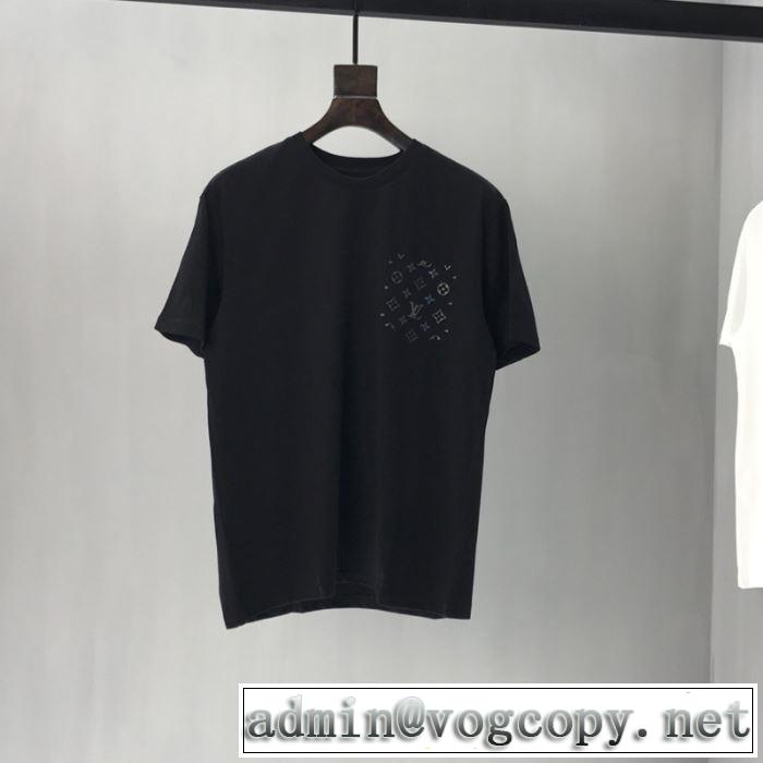 人気上昇中  Tシャツ/半袖 2色可選 2019春夏人気トレンドアイテム ルイ ヴィトン LOUIS VUITTON 春夏トレンド