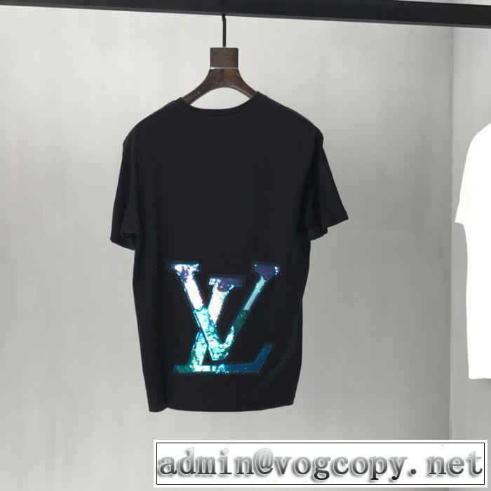 人気上昇中  Tシャツ/半袖 2色可選 2019春夏人気トレンドアイテム ルイ ヴィトン LOUIS VUITTON 春夏トレンド