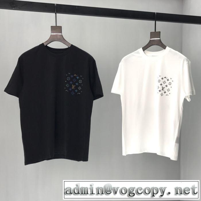 人気上昇中  Tシャツ/半袖 2色可選 2019春夏人気トレンドアイテム ルイ ヴィトン LOUIS VUITTON 春夏トレンド