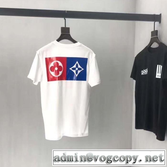 在庫手元にあり即発セール必需品 LOUIS VUITTON Tシャツ/半袖 2色可選 2019春夏人気トレンドアイテム ルイ ヴィトン