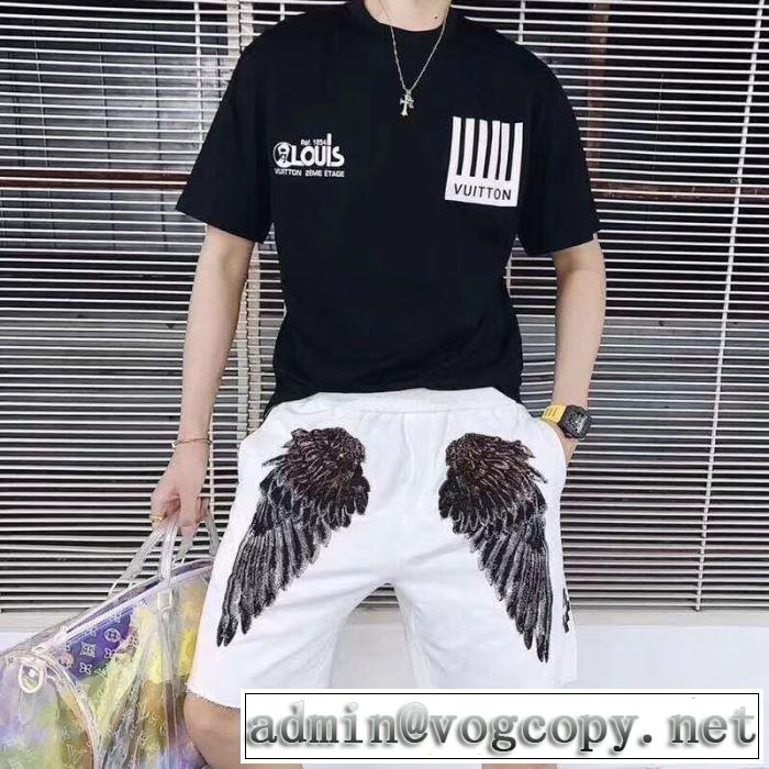 在庫手元にあり即発セール必需品 LOUIS VUITTON Tシャツ/半袖 2色可選 2019春夏人気トレンドアイテム ルイ ヴィトン