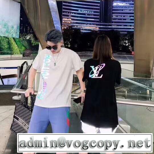 都市独特のトレンドアイテム Tシャツ/半袖  LOUIS VUITTON 2色可選 ルイ ヴィトン 2019SSのトレンド商品