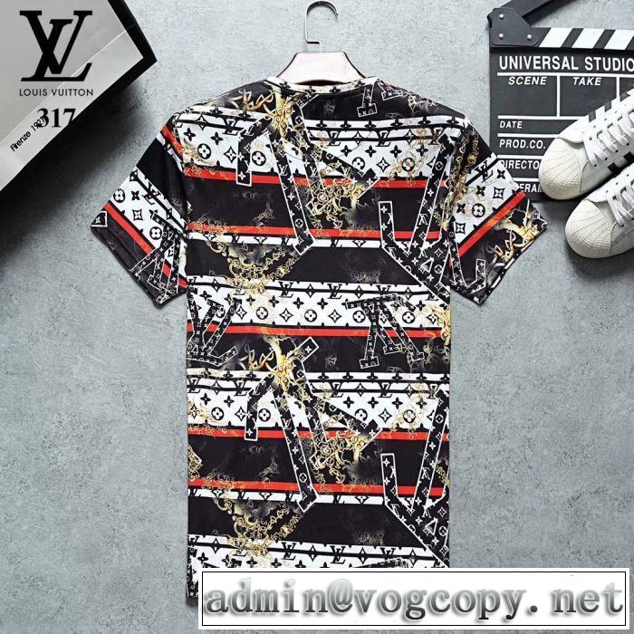 大人気オリジナル  Tシャツ/半袖 3色可選 LOUIS VUITTON 2019春夏人気トレンドアイテム ルイ ヴィトン