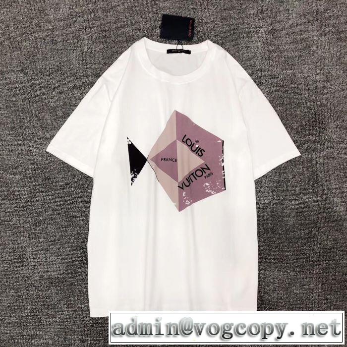 素敵デザイン未入荷ブランド  LOUIS VUITTONTシャツ/半袖  2019春夏トレンドアイテム ルイ ヴィトン