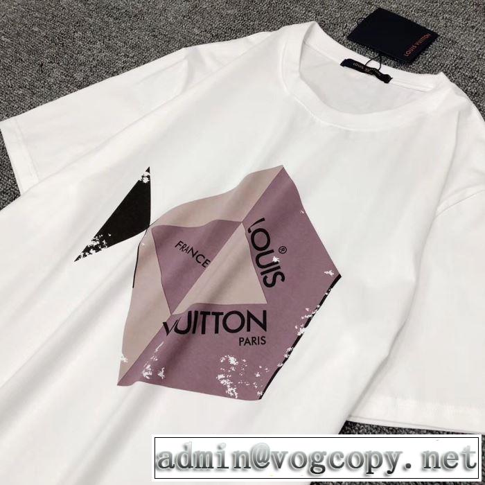 素敵デザイン未入荷ブランド  LOUIS VUITTONTシャツ/半袖  2019春夏トレンドアイテム ルイ ヴィトン