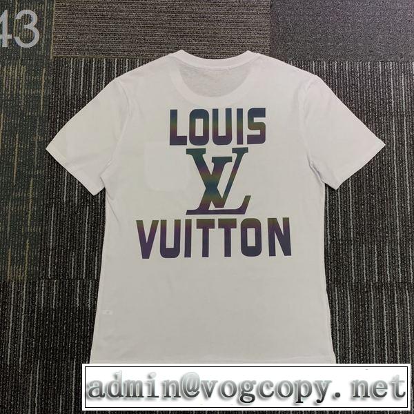 知的な夏のスタイル  LOUIS VUITTON Tシャツ/半袖 2色可選 2019年春夏シーズンの人気 ルイ ヴィトン
