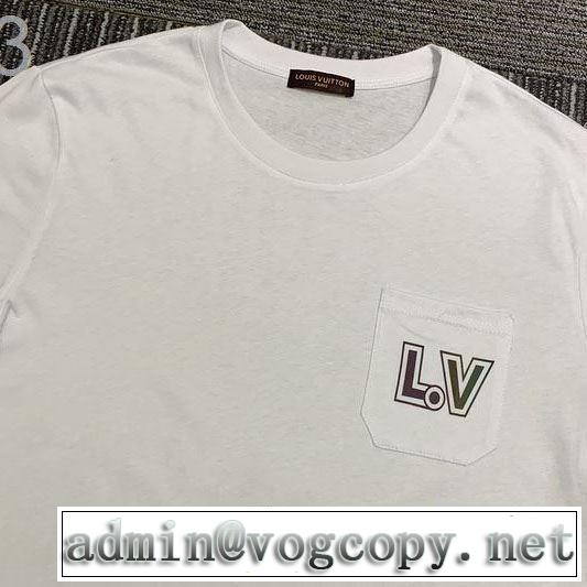知的な夏のスタイル  LOUIS VUITTON Tシャツ/半袖 2色可選 2019年春夏シーズンの人気 ルイ ヴィトン