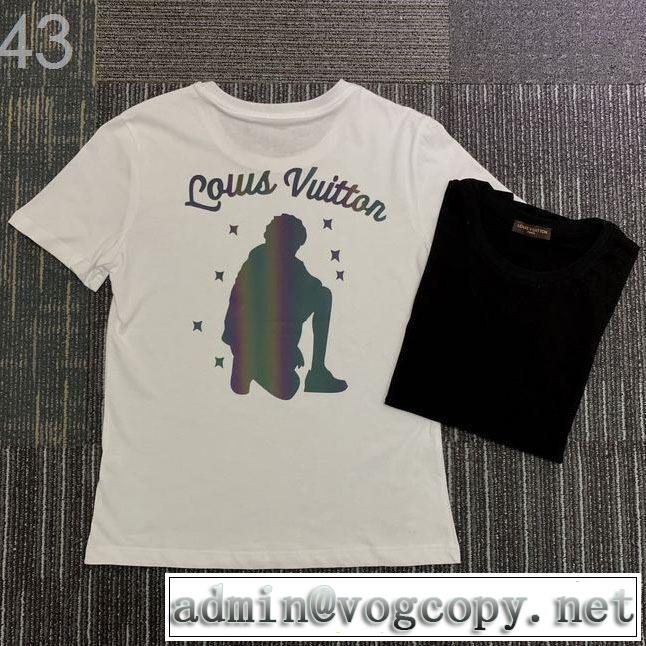 2019年最新ファッション LOUIS VUITTON Tシャツ/半袖 2色可選 入手超困難 ルイ ヴィトン