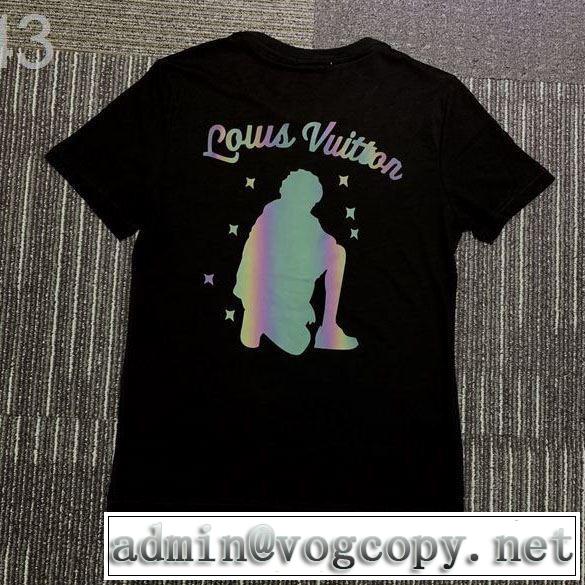 2019年最新ファッション LOUIS VUITTON Tシャツ/半袖 2色可選 入手超困難 ルイ ヴィトン