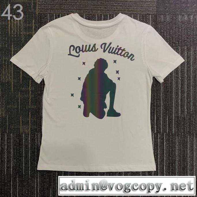 2019年最新ファッション LOUIS VUITTON Tシャツ/半袖 2色可選 入手超困難 ルイ ヴィトン