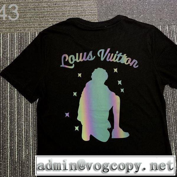 2019年最新ファッション LOUIS VUITTON Tシャツ/半袖 2色可選 入手超困難 ルイ ヴィトン