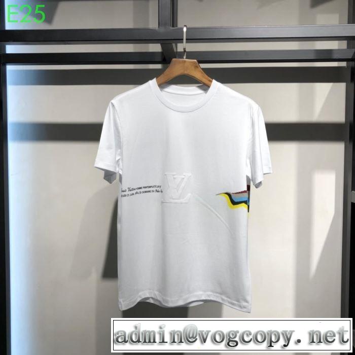 Tシャツ/半袖お洒落スタイル  2色可選 ルイ ヴィトン先行販売  LOUIS VUITTON 2019春夏は人気定番