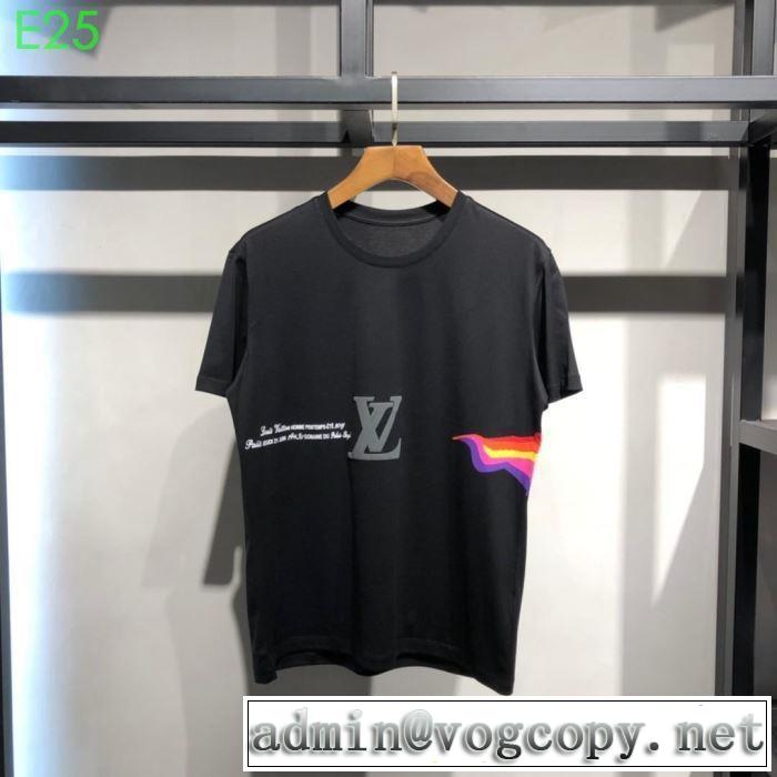 Tシャツ/半袖お洒落スタイル  2色可選 ルイ ヴィトン先行販売  LOUIS VUITTON 2019春夏は人気定番