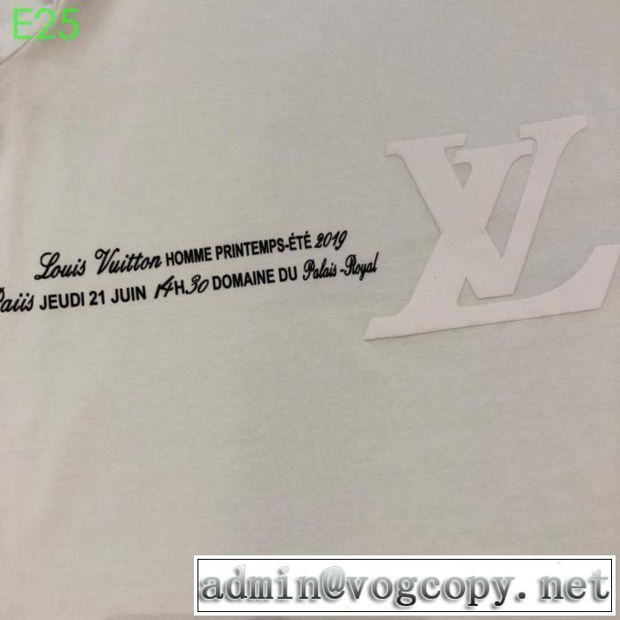 Tシャツ/半袖お洒落スタイル  2色可選 ルイ ヴィトン先行販売  LOUIS VUITTON 2019春夏は人気定番