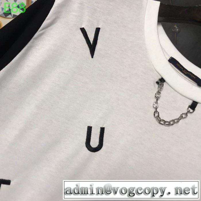 お勧め使える未入荷ブランド Tシャツ/半袖  2019年最新ファッションルイ ヴィトン LOUIS VUITTON 2色可選